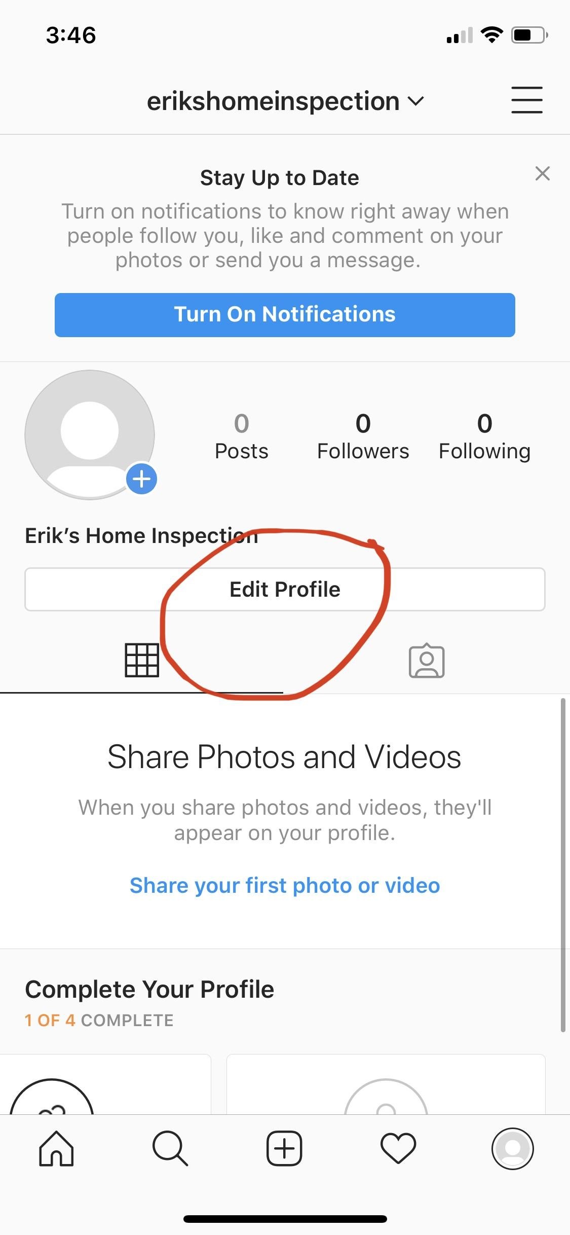 Edit Profile On Instagram